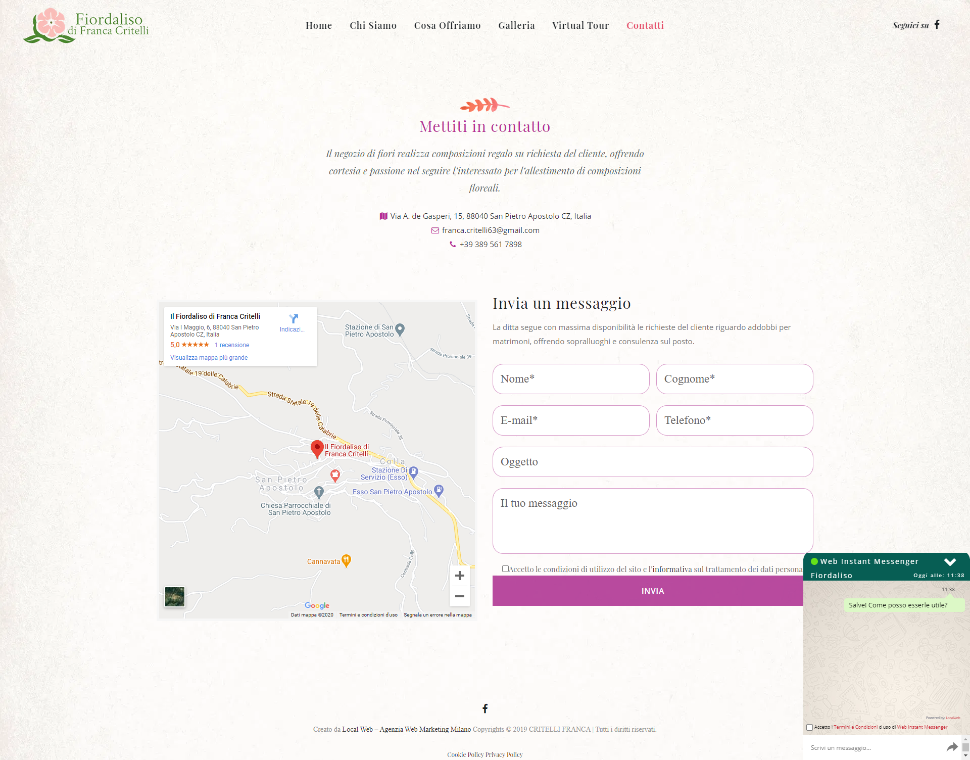 ilfiordalisodifrancacritelli.it