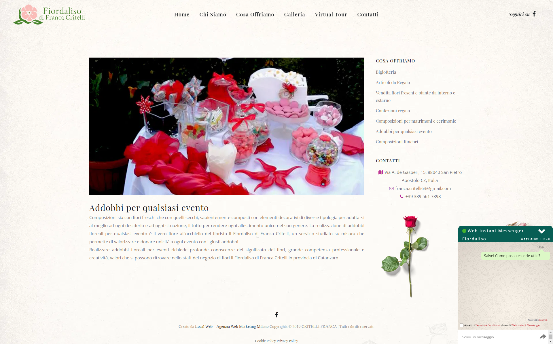 ilfiordalisodifrancacritelli.it