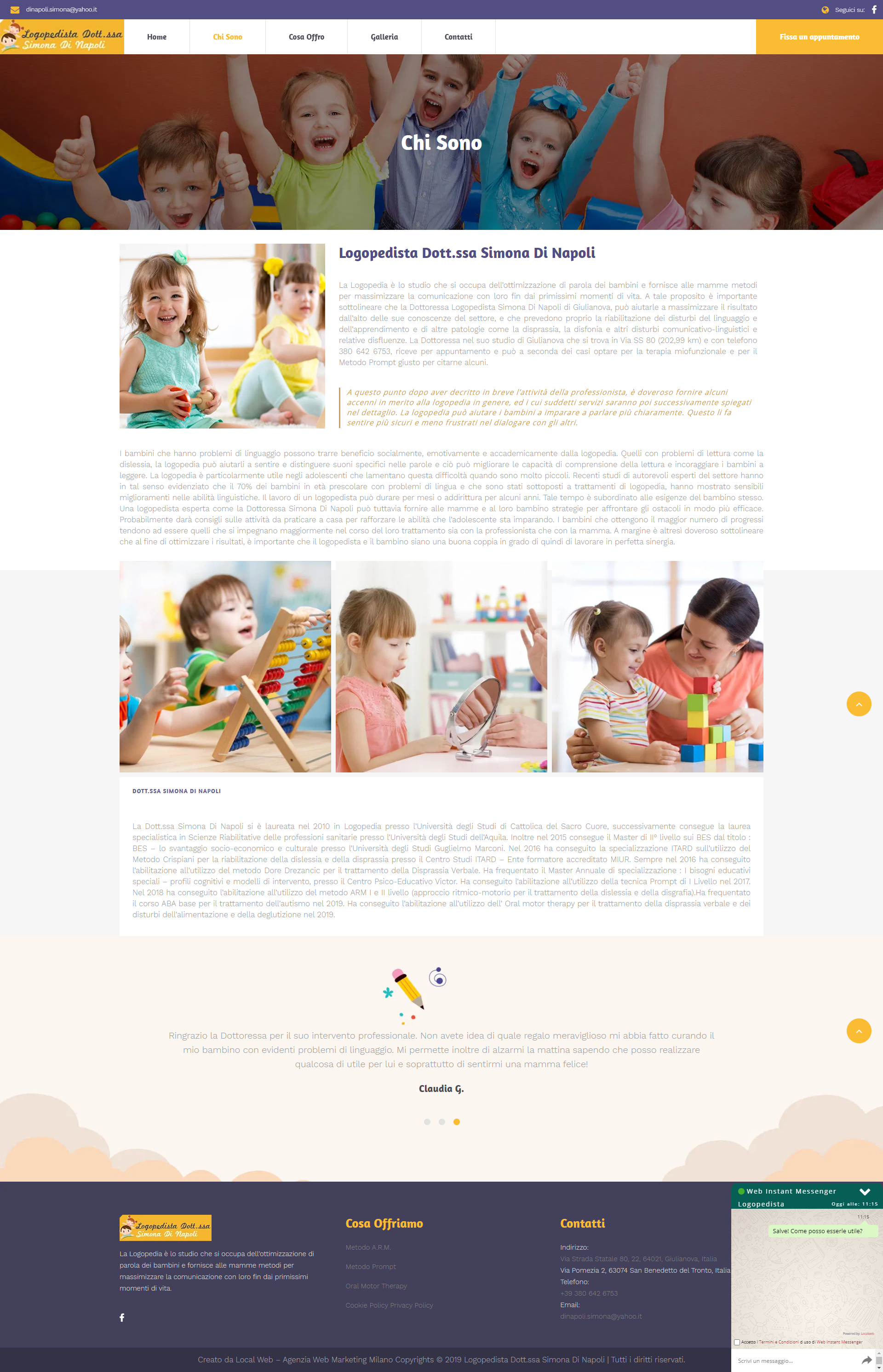 logopedistasimonadinapoli.it
