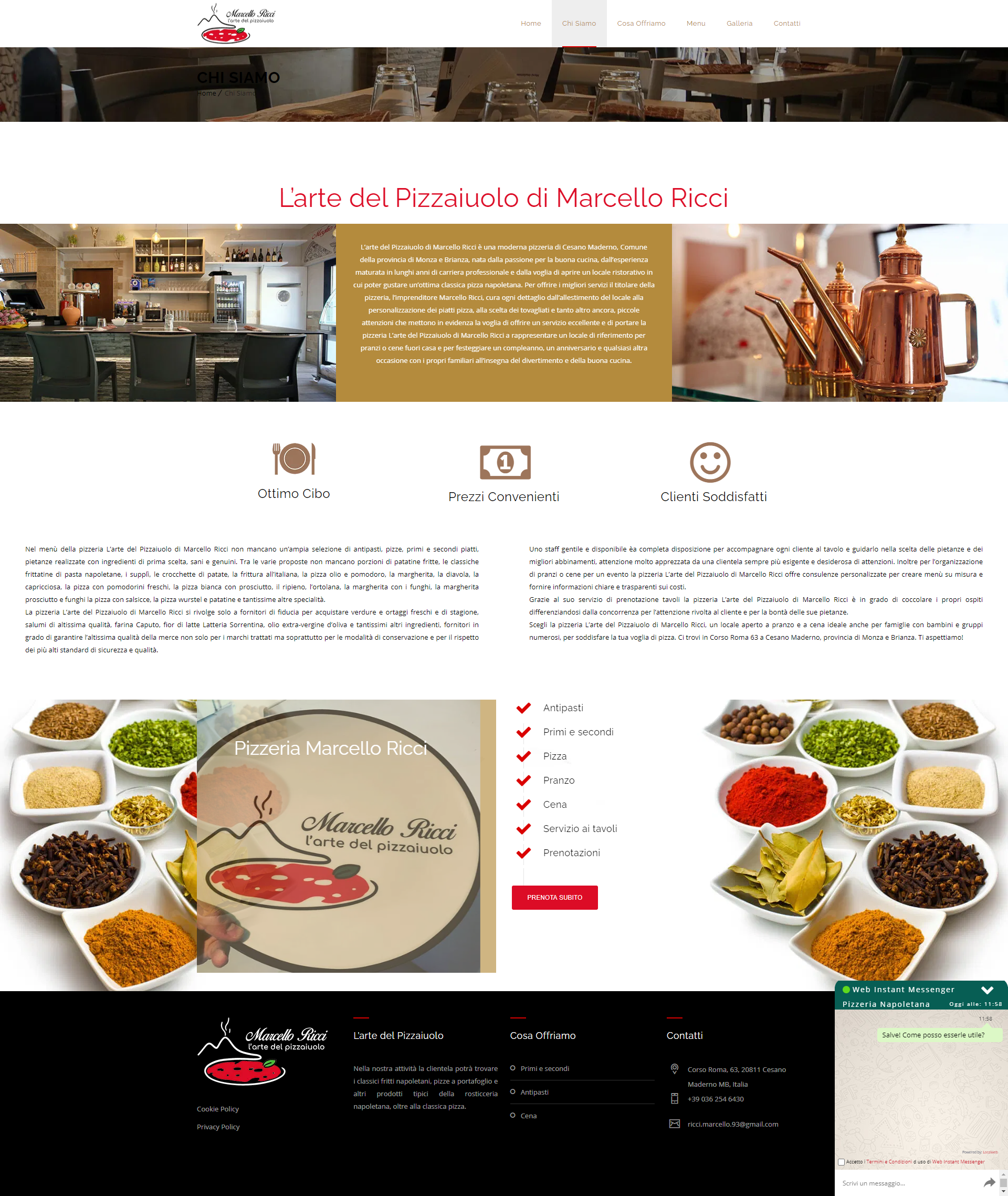 marcelloriccipizzeria.com