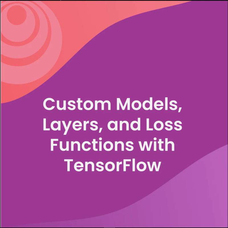 Custom Model, Layer and Loss