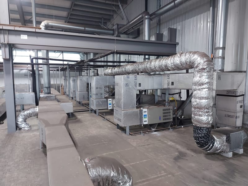 Commercial air duct cleaning