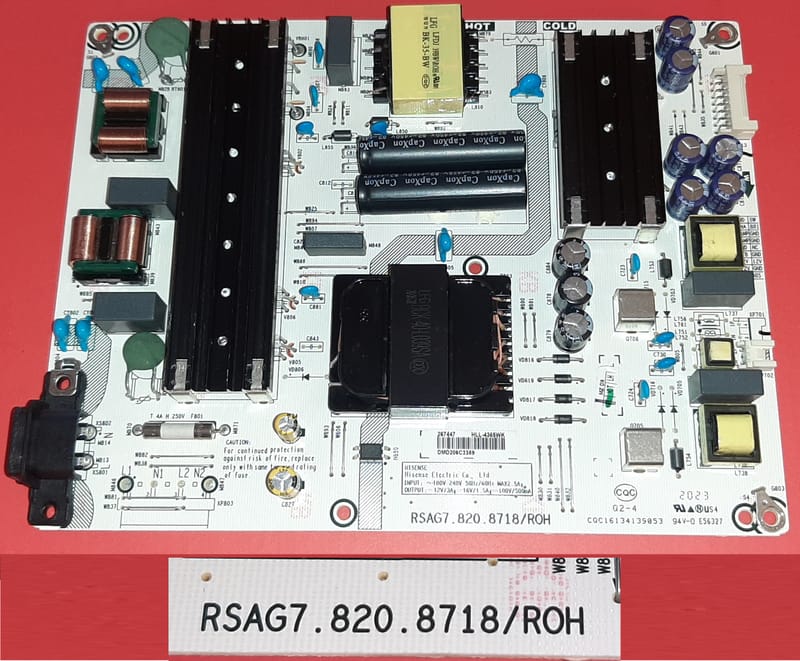 Carte d'alimentation TV BRSAG7.820.8718 RSAG7.820.8718/ROH