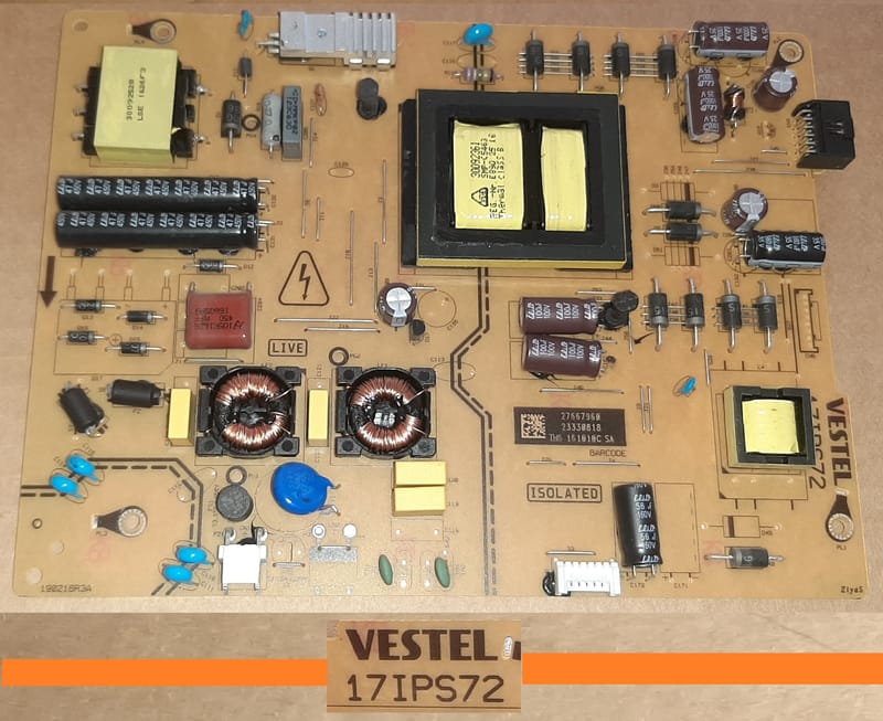 VESTEL 17IPS72 FUENTE POWER SUPPLY BOARD HITACHI 50HK5100 vestel-17ips72-fuente-power-supply-board-hitachi-50hk5100