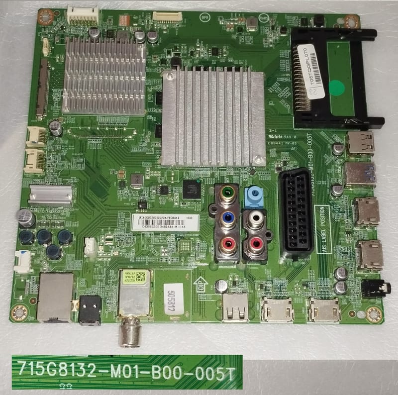 Carte Mère Pour TV Philips 55PUS6201/12 – Réf 71568132-M01-B00-005T, Occasion