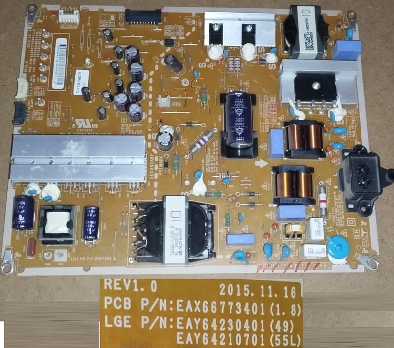 Scheda Di Alimentazione INPETS Per LG 49/55UH6500-CB – Compatibile Con EAX66773401 E EAI64230401, Resistente E Facile Da Installare - 3