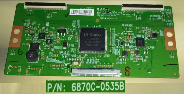 Carte T-Con Ref 6870C-0532D / 5030A1 Pour TV LG 43LV340C-ZB - Occasion Bon état