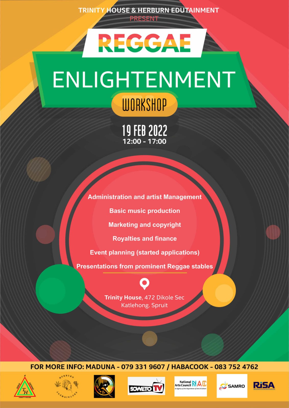 Reggae Enlightenment Workshop - Reggae bring back the fire!