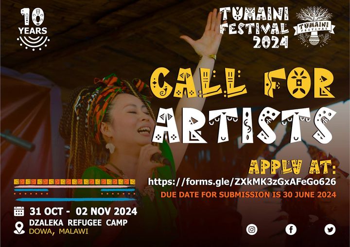 Call For Artists: 10th Tumaini Festival 2024 - Malawi