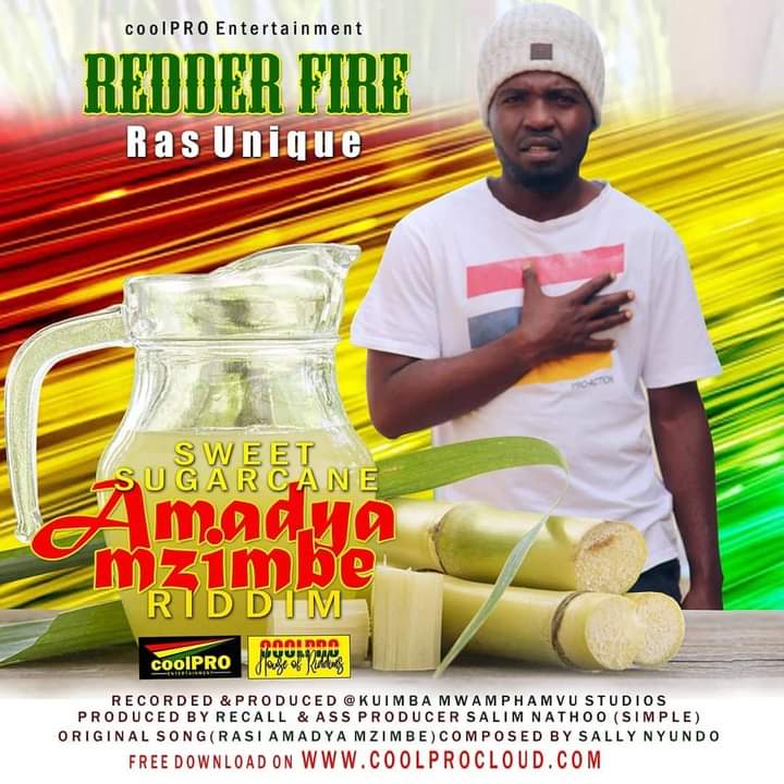 Ras Unique - Redder Fire Sweet Sugar Cane (Amadya Mzimbe) Riddim - Vol.2