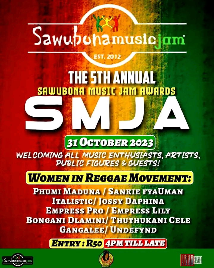 Girl Power takes over Sawubona Music Jam Awards 2023 as the #WomenInReggaeMovement turns up the heat!
