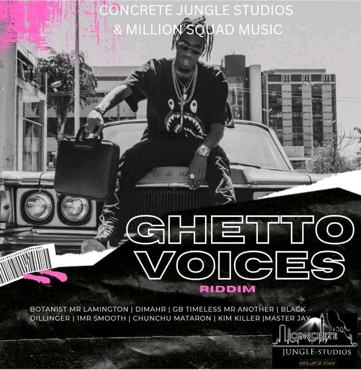 Concrete Jungle Studios and Publishing x Million Squad Music Group Presents "Ghetto Voices Riddim" November 2023