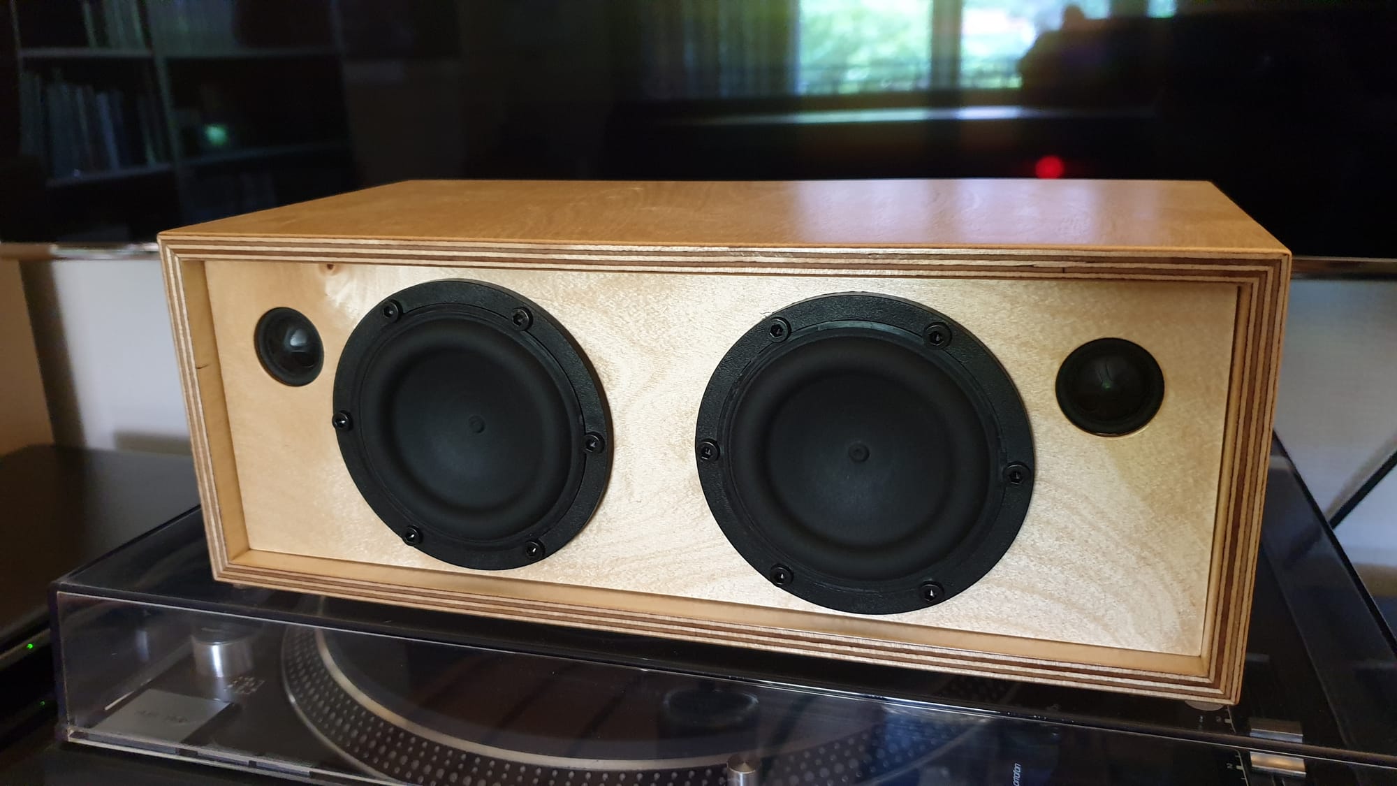 Boombox Bluetooth en bouleau de Finlande