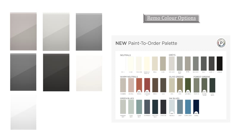 Remo Matt Colour Options 