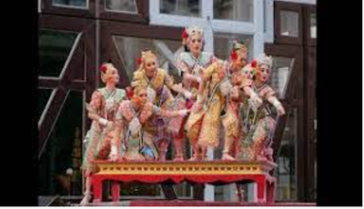 ละครดึกดำบรรพ์ เรื่องสังข์ศิลป์ชัย ตอนตกเหว - พระอินทร์ช่วยสังข์ศิลป์ชัย