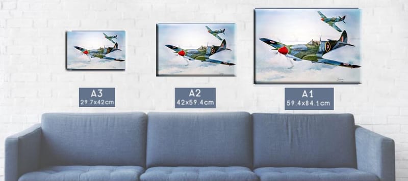 Image to demonstrate the size of a painting