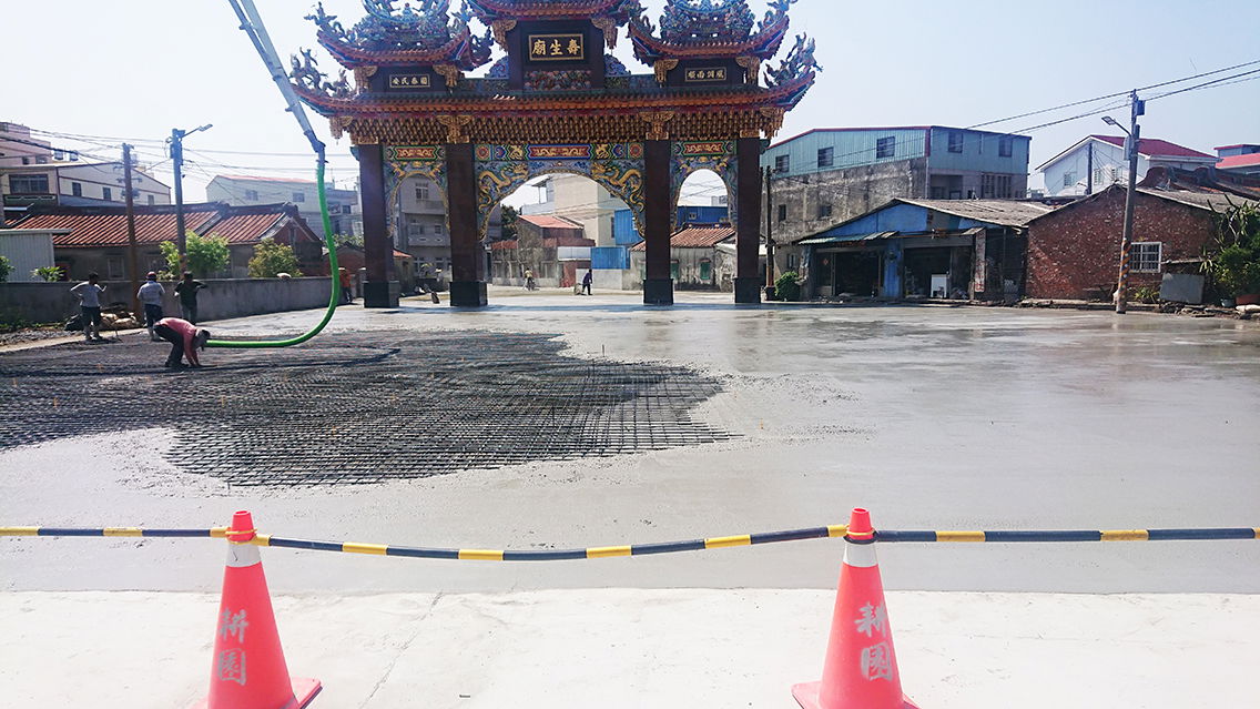 橋頭廟埕地坪工程