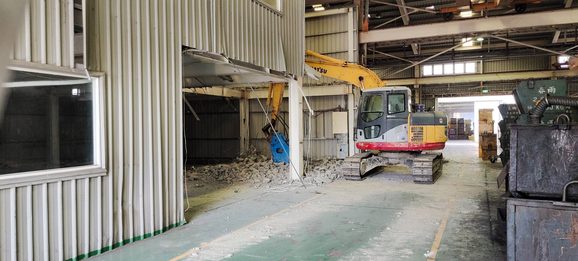 岡山廠房拆除工程