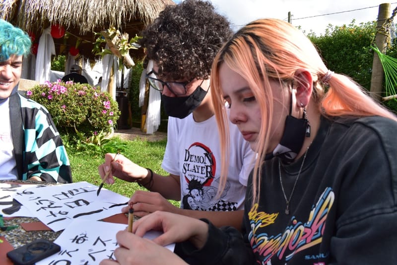 Agosto: caligrafía