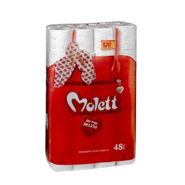 מולט נייר טואלט 48 גלילים