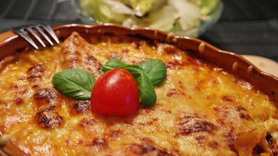 Zöldséges lasagne