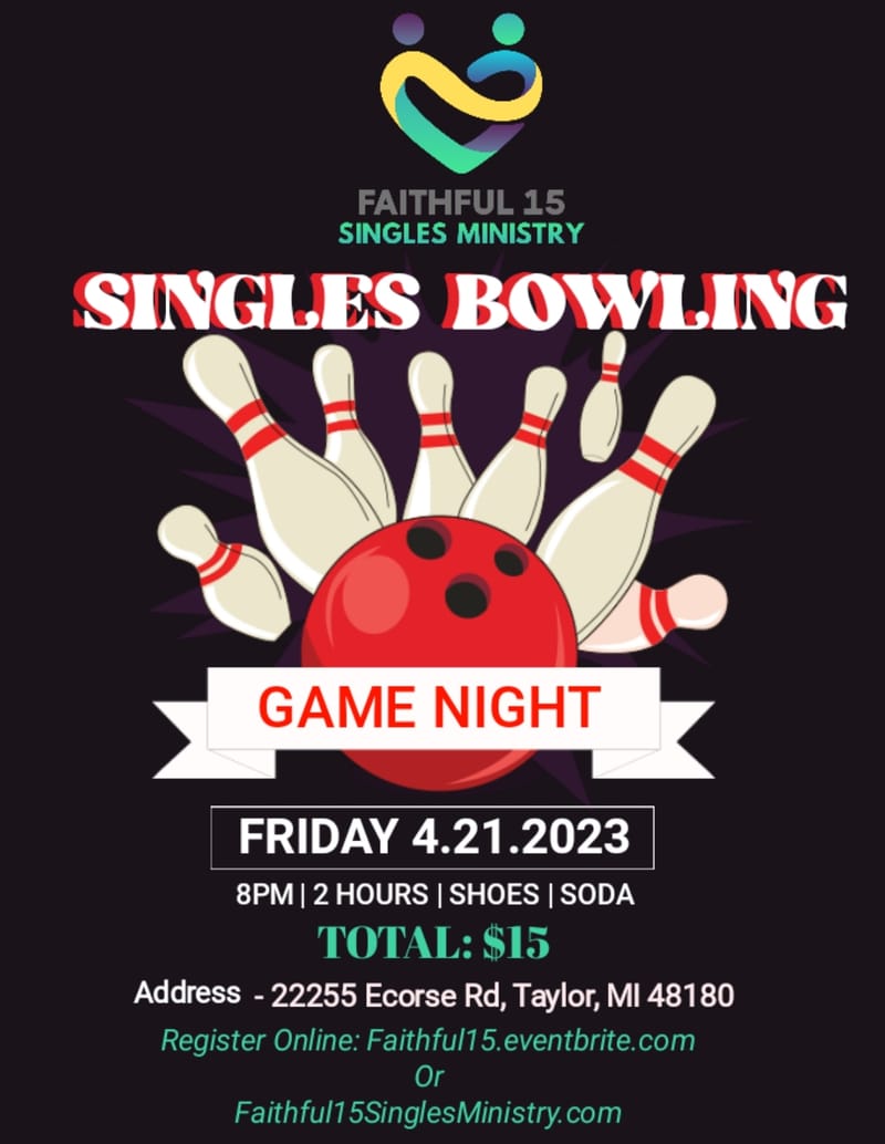 Christian Singles Bowling Night