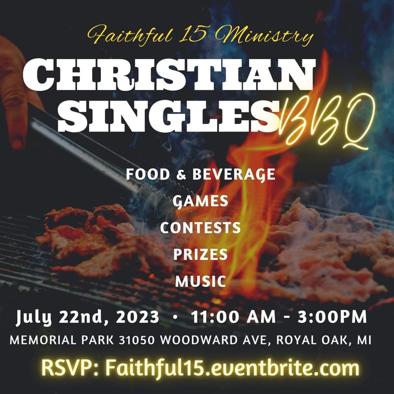 Christian SIngles BBQ