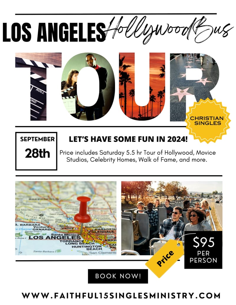 Christian Singles Hollywood Bus Tour in LA!