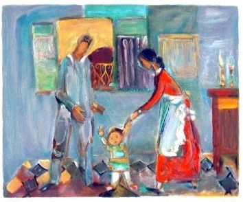 על אימהות, אבות שכינה ותיקון ביצירתו של נחום גוטמן