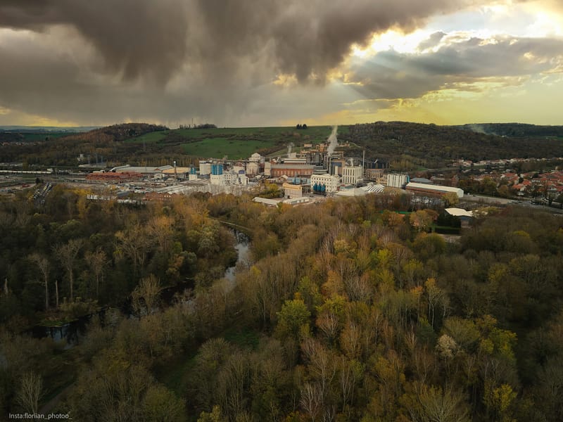 La Lorraine vue du ciel
