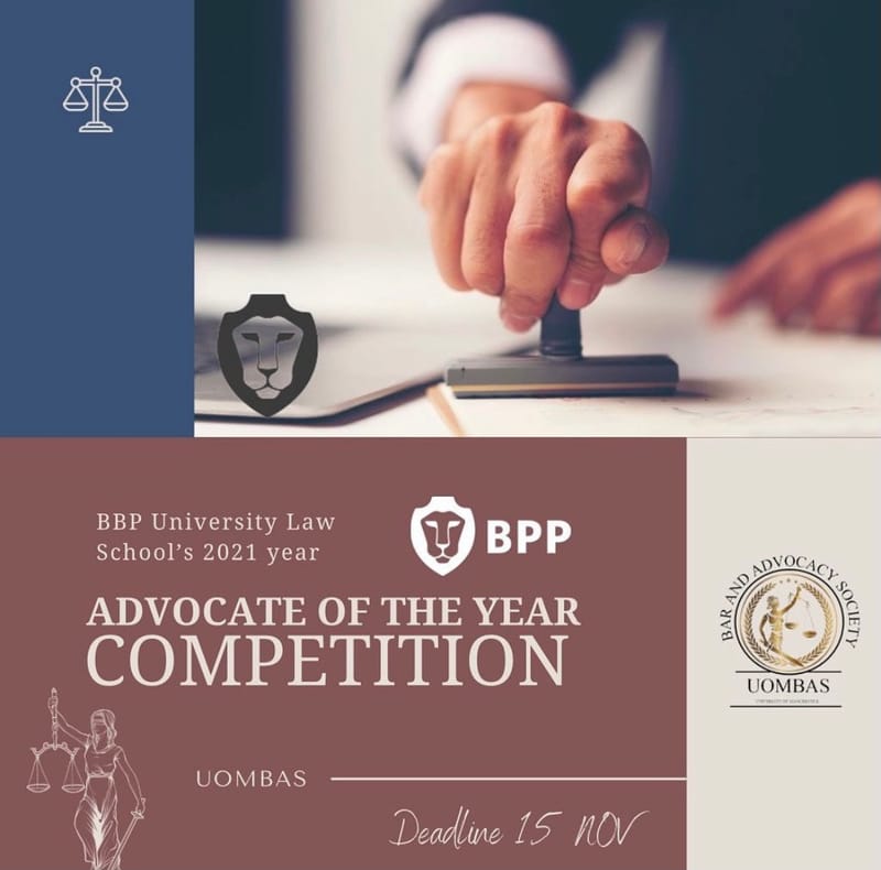 ADVOCATE OF THE YEAR (AOTY) COMPETITION (BPP LAW SCHOOL)