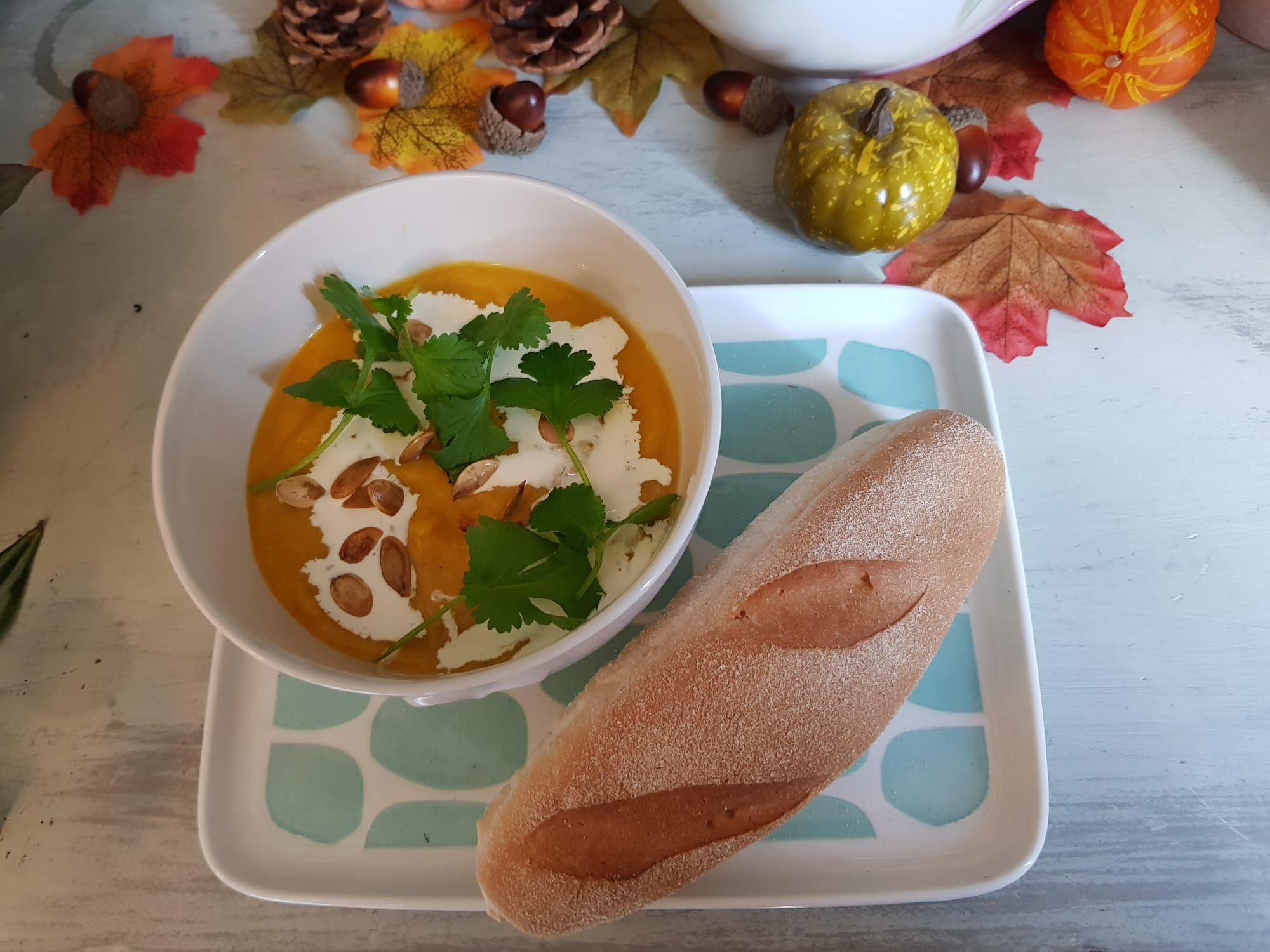 Pumpkin and Sweet Potato Soup