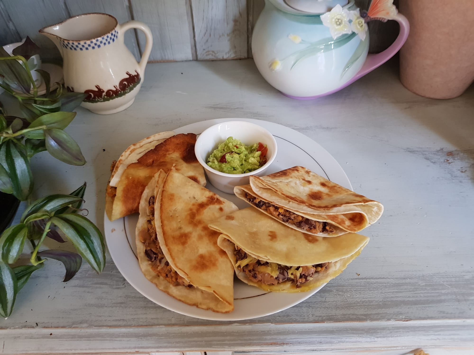 Sweet Potato and Black Bean Quesadillas