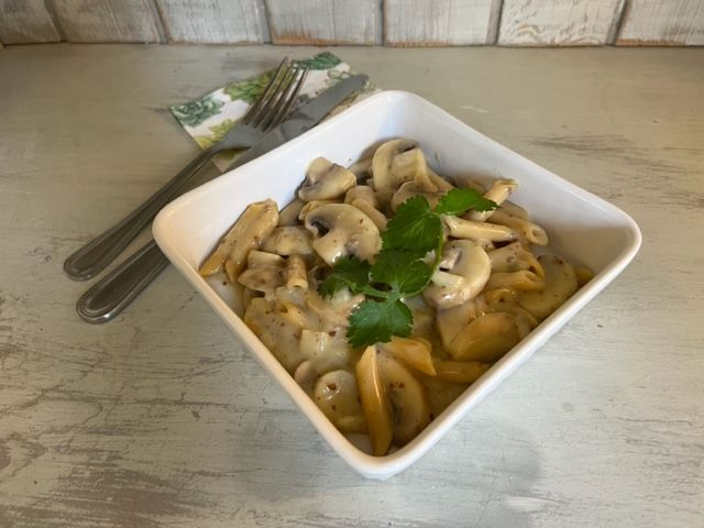Mushroom & Coconut Pasta