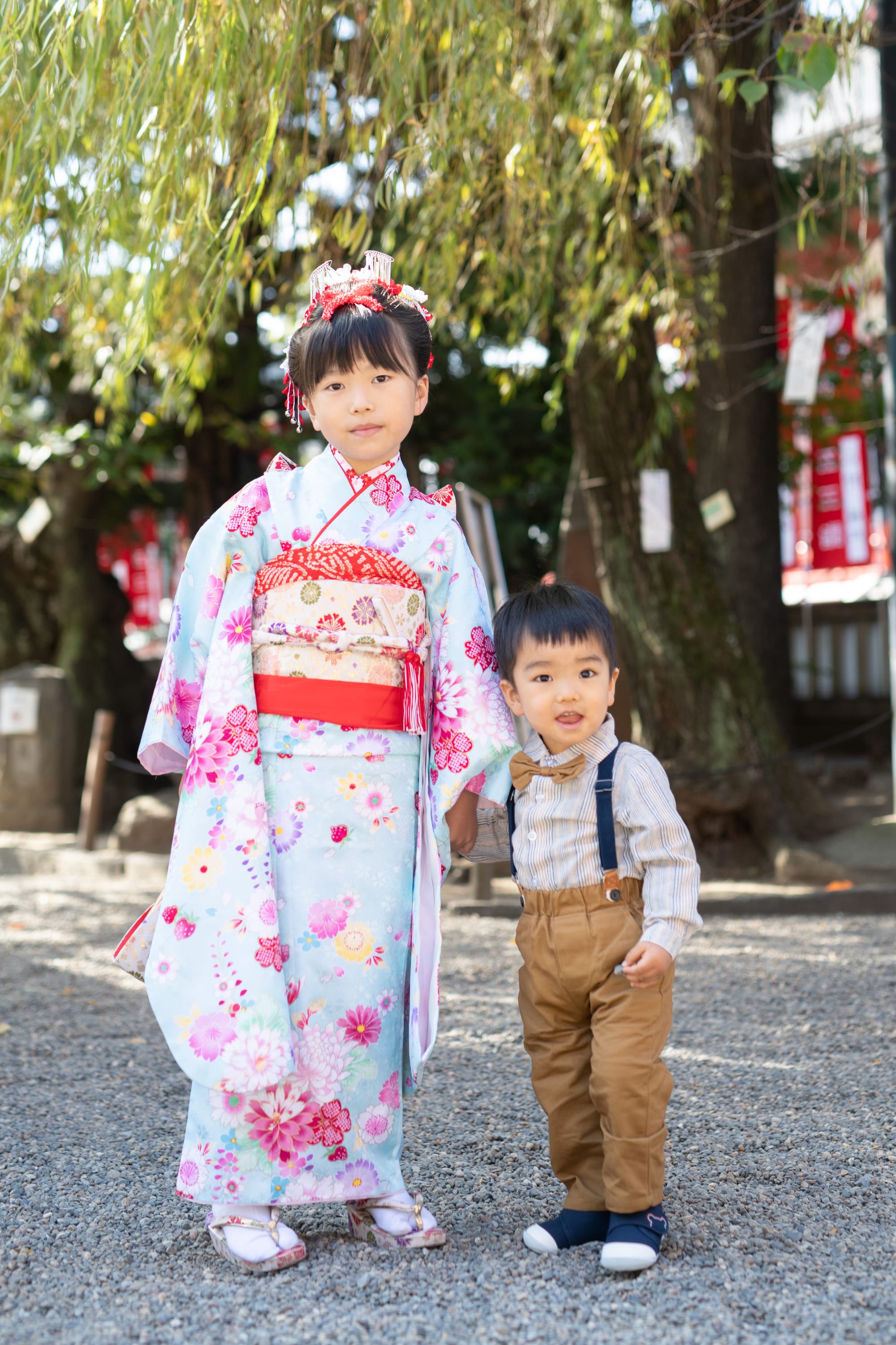 七五三ロケーション撮影