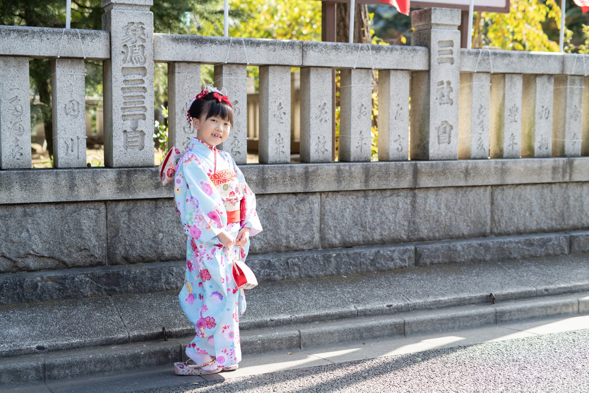 七五三ロケーション撮影
