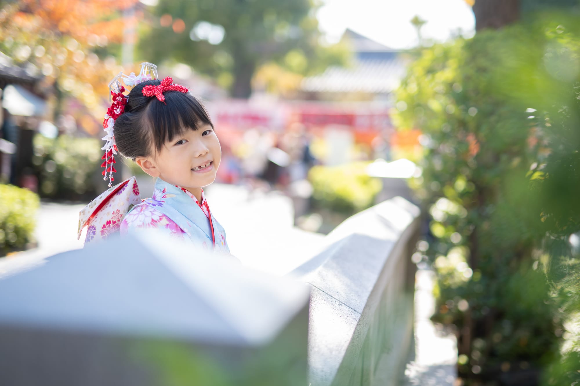 七五三ロケーション撮影
