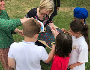 Sangam Festival workshop at East Bierley Primary School