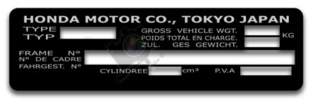 Sticker de Plaque de Cadre