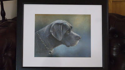 Framed pastel