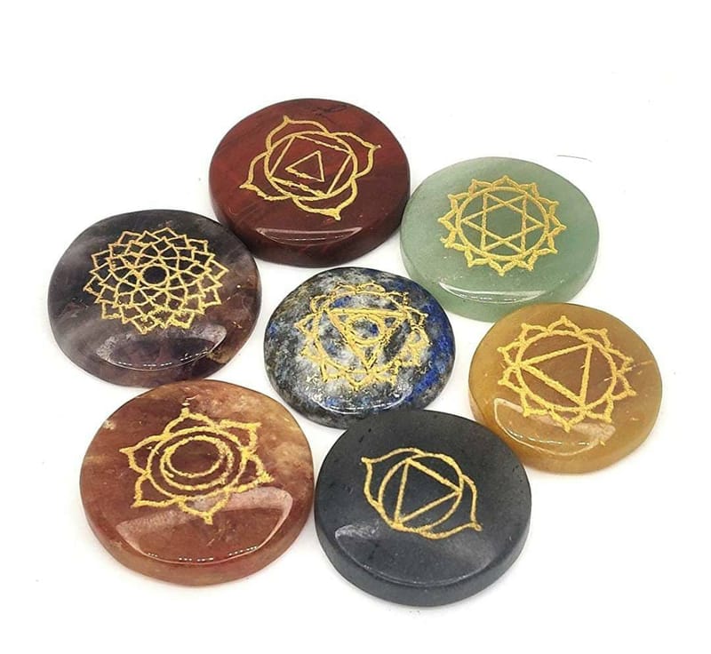 SEVEN CHAKRA STONE SET