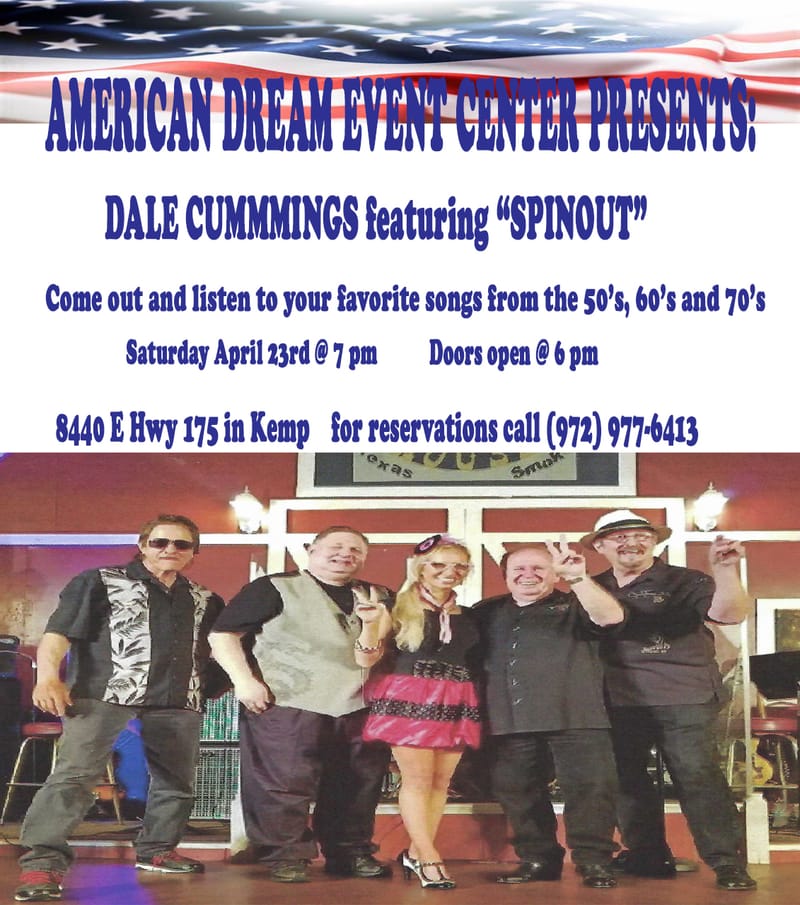 Dale Cummings featuring "Spinout"