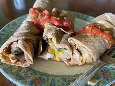 Baked Veggie Taquitos