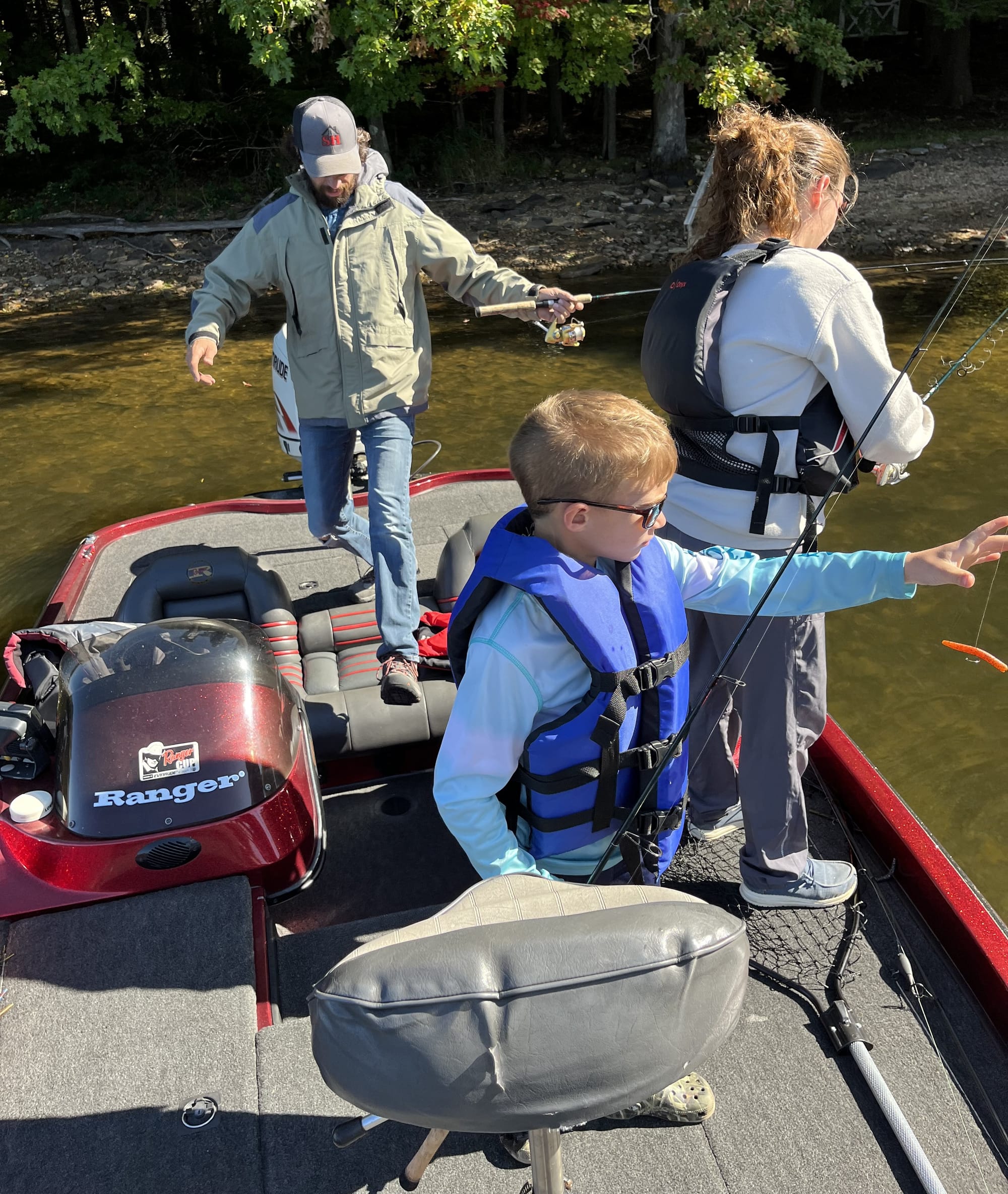 The Schmidt Family at Deep Creek