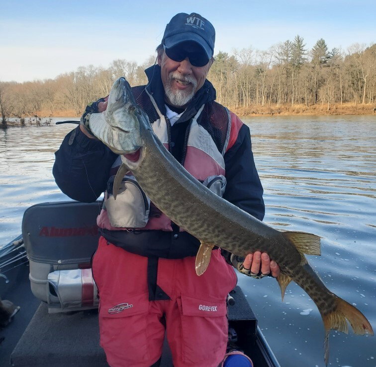 Musky on Upper Potomac in Feb 2024