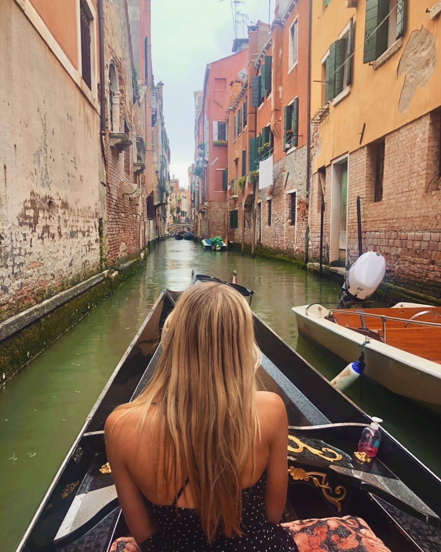 Gondala ride in Venice