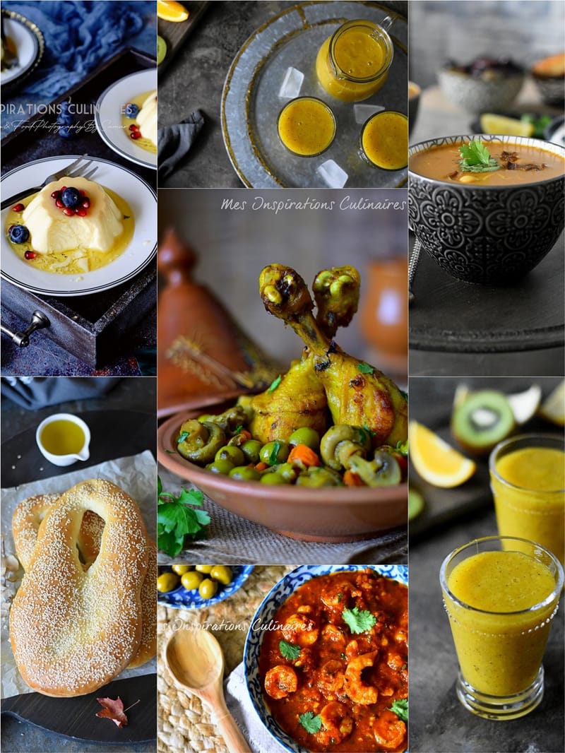 Menu Saveurs d'orient aux agrumes