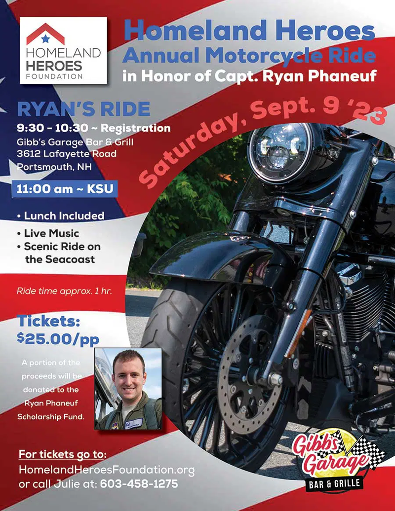 Homeland Heroes' "RYAN'S RIDE" 2023