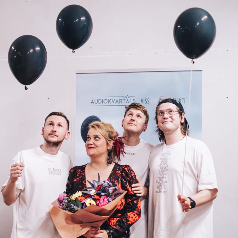 Katrīna Dimanta un grupa “Audiokvartāls” izdod RIGaLIVE nometnē tapušu dziesmu