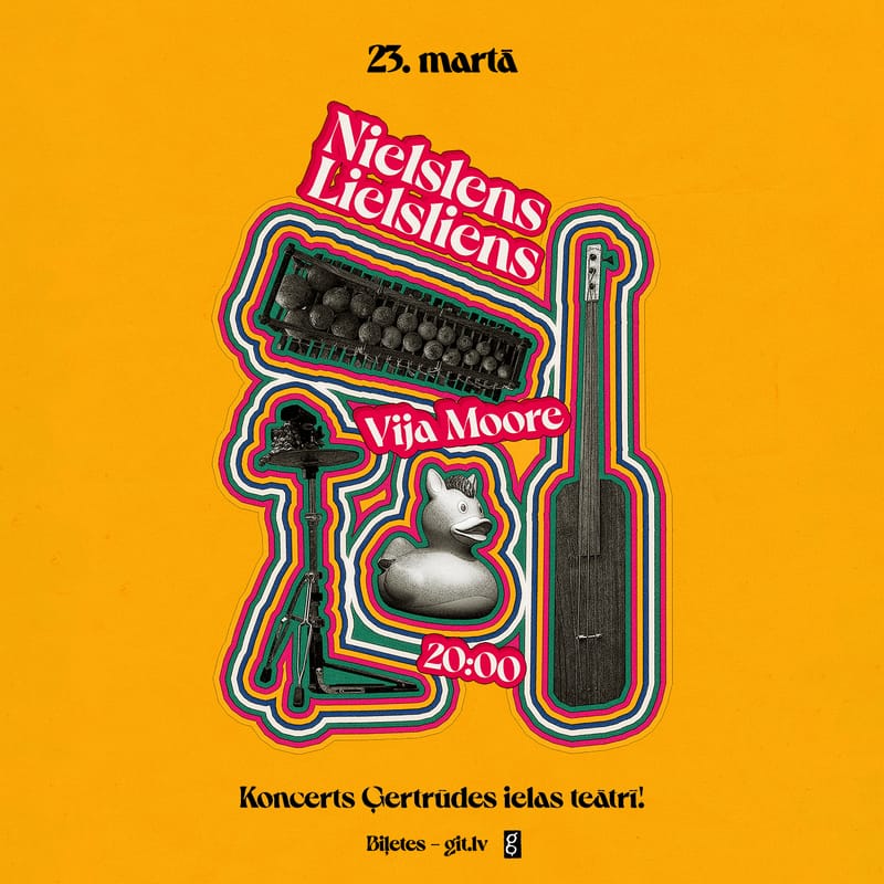 “Nielslens Lielsliens” uzstāsies Rīgā un paziņo remiksu konkursa uzvarētāju